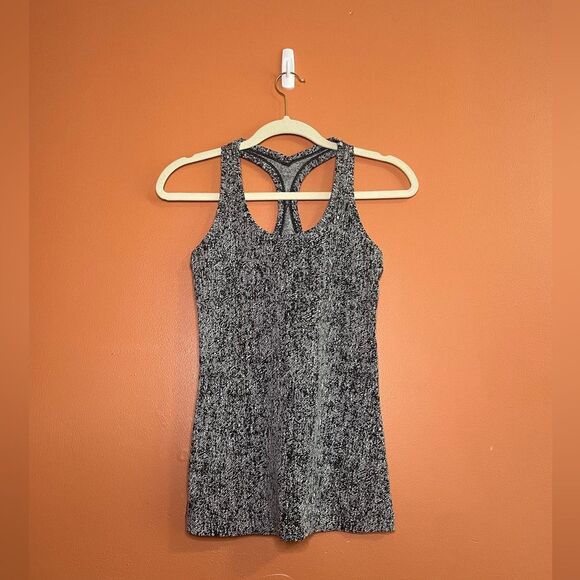 Lululemon Athletica Cool Racerback in Luon Spray Jacquard Womens Size 6 - Picture 1 of 4